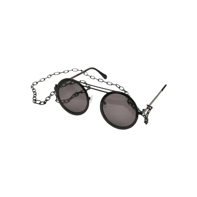 Abbildung von Urban Classics Chain Sunglasses Sonnenbrille, Größe: One Size, Black/black