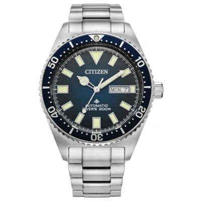 Abbildung von Citizen Automatikuhr NY0129 58LE, Armbanduhr, Herrenuhr, Damenuhr, Taucheruhr, bis 20 bar wasserdicht