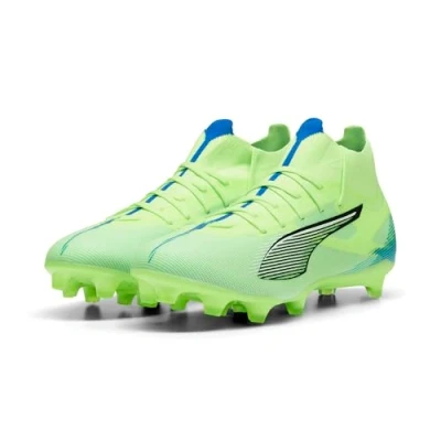 Abbildung von Puma Ultra 5 Match Laceless FG/AG Fußballschuh Nocken, Herren, Größe: 40.5, Fizzy apple/white/bluemazing Schuhe