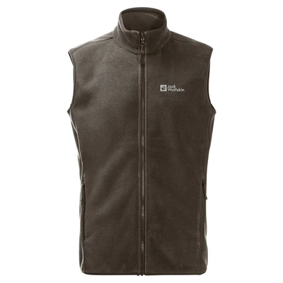 Abbildung von Jack Wolfskin Waldsteig FULL ZIP VEST Weste, Herren, Größe: Medium, Cold coffee