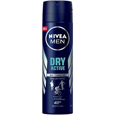 Abbildung von Nivea MEN dry active, Anti Transpirant 48h, 48h protection, 2er Pack, (2x150ml)