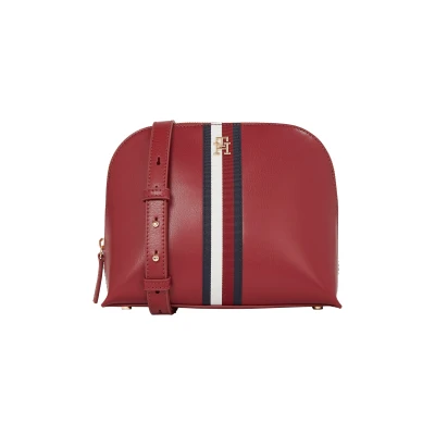 Abbildung von Tommy Hilfiger Modern Crossover CORP Umhängetasche, Damen, Größe: One Size, Rouge