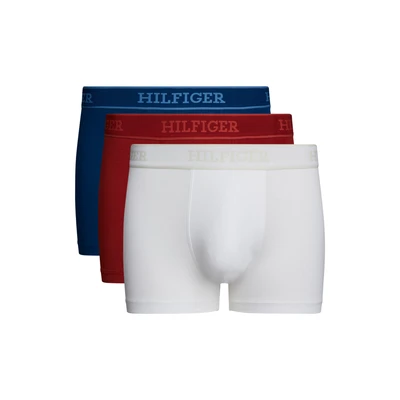 Abbildung von Tommy Hilfiger Trunk 3 PACK Panties, Herren, Größe: XL, Dark magma/white/deep indigo
