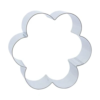 Abbildung von 1 Ausstecher/Dessertring Blume
