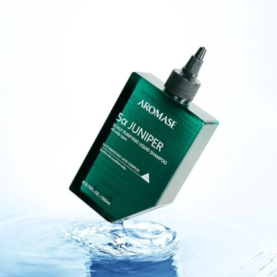 Abbildung von AROMASE 5α Juniper Scalp Purifying Liquid Shampoo, Award Winning Exfoliator Ideal for Dandruff, Psoriasis, Dermatitis, Dry &amp; Sensitive Scalp, Oily hair, Cleanser (260ml)