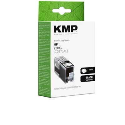 Abbildung von KMP Druckerpatrone H67 schwarz kompatibel zu HP 920XL (CD975AE)