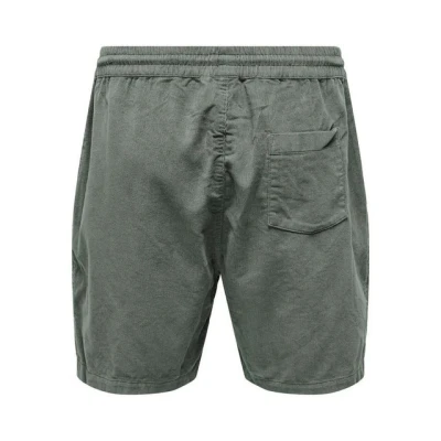 Abbildung von Only &amp; Sons Bermuda MID Waist Jeans Shorts, Herren, Größe: Small, Grau