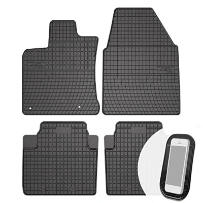 Abbildung von Gummimatten Auto Fußmatten Gummi Automatten Passgenau 4 teilig Set passend für Nissan Qashqai I+2 2007 2013