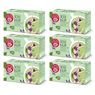 Abbildung von TEEKANNE Tee Detox &amp; Slim Kräutertee (6 x 32 g) mit einem Geschenk von DEKOND