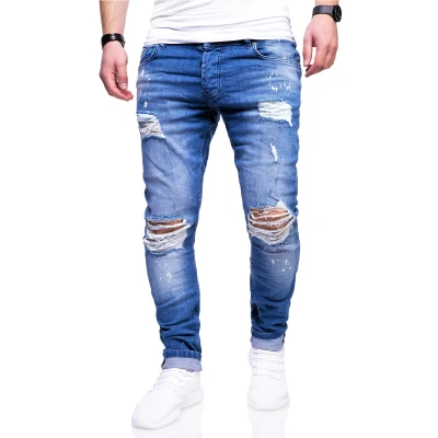 Abbildung von behype Slim fit Jeans &quot;SLY&quot;, mit Destroyed Elementen