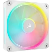 Abbildung von CORSAIR iCUE LINK LX120 RGB 120mm PWM Lüfter Einzelpackung Dual Light Loops Erfordert System Hub (Separat Erhältlich) AirGuide Technologie Weiß