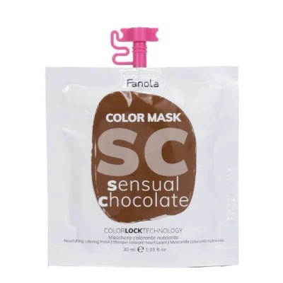 Abbildung von Fanola Color Mask Farbmaske Mini 30 ml Sensual Chocolate