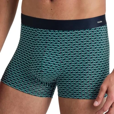 Abbildung von CALIDA Cotton Code Design Boxershorts Herren, weicher Elastikbund, Single Jersey, ohne Eingriff