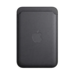 Abbildung von Apple Feingewebe Wallet für das iPhone mit MagSafe Schwarz