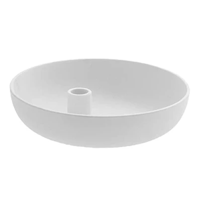 Abbildung von Storefactory Lidatorp XL Kerzenhalter, Weiss, Keramik, HxB 26 x 7 cm, handgefertigt