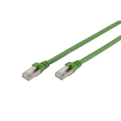 Abbildung von DIGITUS Patch Kabel PUR RJ 45 (M) zu 25m Kupfer S/FTP Cat 6a grün