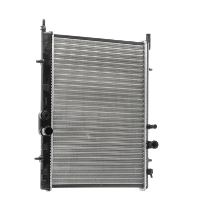 Abbildung von RIDEX 470R0003 Kühler, Motorkühlung Aluminium, Kunststoff Aluminium 538 mit Zubehör Schalt /optional Automatikgetriebe Kühlrippen mechanisch gefügt