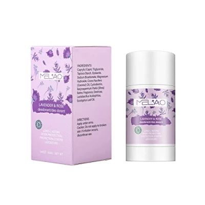 Abbildung von deo stick damen herren, Deodorant Antitranspirant ohne aluminium, Natürliche intim creme lavendel rose deodorants Deostift schützt vor Transpiration und Geruch, parfüm Lang anhaltender (40g)