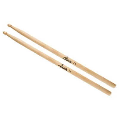 Abbildung von XDrum Schlagzeug Sticks 7A Wood Tip (tropfenförmiger Holzkopf, Länge: ca. 392 mm, 1 Paar)