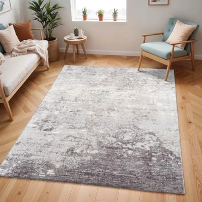 Abbildung von Surya Teppich &quot;Abstract&quot;, rechteckig, Modern Marmor Design, Wohnzimmerteppich, Schlafzimmer