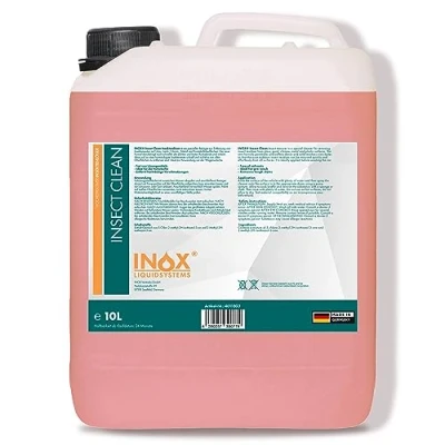 Abbildung von INOX Hocheffektiver Insektenreiniger Auto 10L KFZ Insektenentferner sehr Lack schonend Insektenlöser für Lack, Glas, Kunststoff &amp; Chrom geeignet
