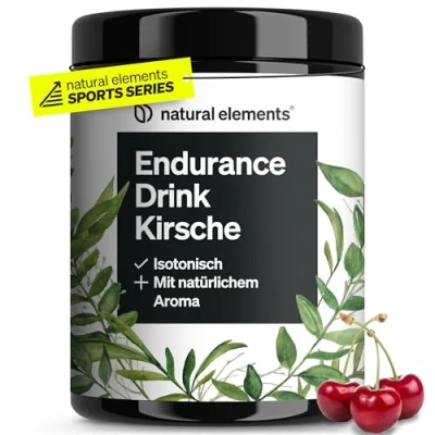 Abbildung von Sportgetränk Kirsche 600g Isotonisches Getränkepulver für deine Ausdauer mit 44% Maltodextrin, 30% Dextrose, Elektrolyten und Kohlenhydraten optimal bioverfügbar in Deutschland produziert 600 g