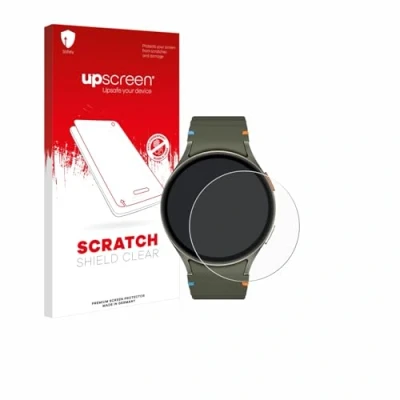 Abbildung von upscreen Schutzfolie für Samsung Galaxy Watch 7 (44 mm) Kristall klar, Kratzschutz, Anti Fingerprint
