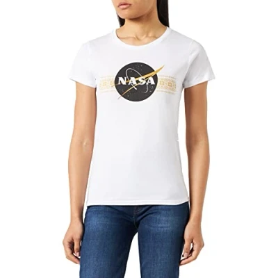 Abbildung von Nasa Damen Wonasadts067 T Shirt, weiß, Small