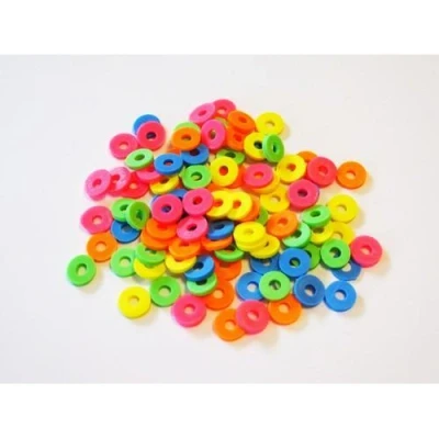 Abbildung von Kralen Katsuki Mix 6 mm Neon +/ 100 st 12428 2801