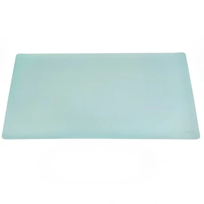 Abbildung von helit H2525033 Schreibtischunterlage, the flat mat, hellblau, 600 x 350 mm, 1 Stück