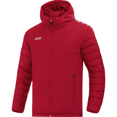 Abbildung von JAKO Fussball TEAM Coach Winterjacke für Kinder, Größe: 128, Rot