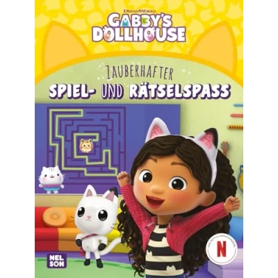 Abbildung von Gabby&#039;s Dollhouse: Zauberhafter Spiel und Rätselspaß: Mit Suchbildern, Labyrinthen, Sudokus, Puzzles vielem mehr (für Kinder ab 4 Jahren)