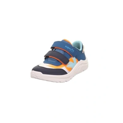 Abbildung von Superfit Kicks Unisex Sneaker low für Kinder, Größe: 34, Blau/orange Schuhe
