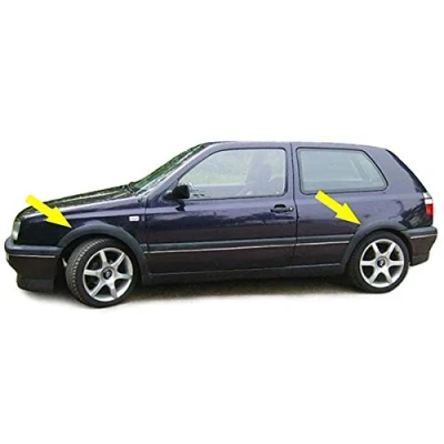 Abbildung von Radläufe Kotflügel Kunststoff Radlauf Verbreiterungen für VW Golf 3 91 97