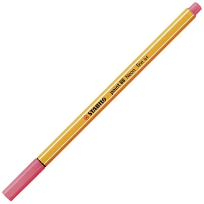 Abbildung von Fineliner STABILO point 88 Einzelstift Neonfarbe(In 5 verschiedenen Farben erhältlich)