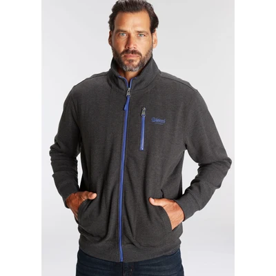 Abbildung von Mans World Sweatjacke, mit kontrastfarbigem Reißverschluss