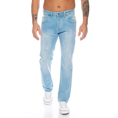 Abbildung von Rock Creek Herren Jeans Hellblau RC 331 [W44 L38]
