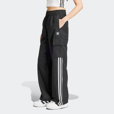 Abbildung von adidas Originals Adicolor 3STRIPES Cargo Cargohose, Damen, Größe: 42/44 (L), Black