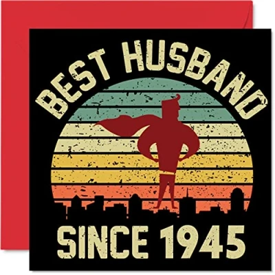 Abbildung von 79. Karte Hochzeitstag Jahrestag für Ehemann Bester Alles Gute zum Hochzeits Jubiläum Karten den Partner, 145mm Grußkarten Neunundsiebzigster Jahrestage