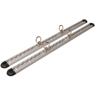 Abbildung von Aluminium Airlineschienen Set 60 cm Länge 45 mm Breite 500 kg Bruchlast 2 Stück Anhaengershop