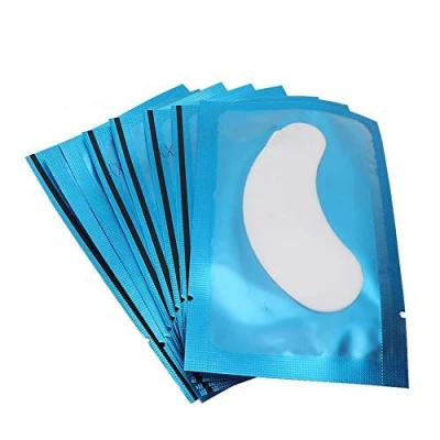 Abbildung von 50 Paar Eye Mask, Pads Anti Aging Augenpflege,Augenpads für Wimpernverlängerung Fusselfrei Augen Gel Patch Hydrogel Augenpads Profi Lint Eyelash Extensions