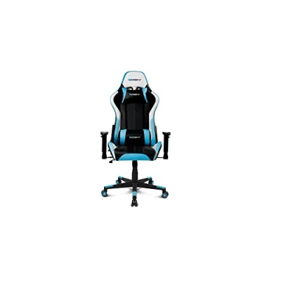 Abbildung von DRIFT Gaming Stuhl DR175BUE Professioneller Stuhl, Kunstleder, 2D verstellbare Armlehnen, Kolben der Klasse 4, Drehgelenk,Schwarz Blau