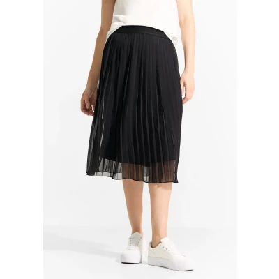 Abbildung von Cecil PLISSÉE Alinienrock, Damen, Größe: XL, Schwarz