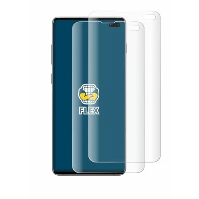 Abbildung von BROTECT 2 Stück Full Cover Schutzfolie für Samsung Galaxy S10 Plus Screen Displayschutz Folie [3D Curved, Anti Fingerprint, Kristall Klar]
