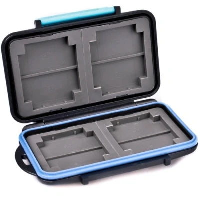 Abbildung von JJC MC 2 Speicherkartenetui (Memory Card Case) für bis zu 8 SD Karten (SD, SDHC, SDXC) und 4 Compact Flash CF