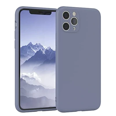 Abbildung von EAZY Case Silikonhülle für iPhone 11 Pro Hülle Silikon Blau weich stoßfeste Handyhülle Schutzhülle mit Kameraschutz Dünn Premium Schutz Cover TPU Phone Bumper in Eisblau