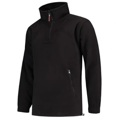 Abbildung von Tricorp 301001 Casual Fleece Pullover, 100% Polyester, 320g/m², Schwarz, Größe 5XL