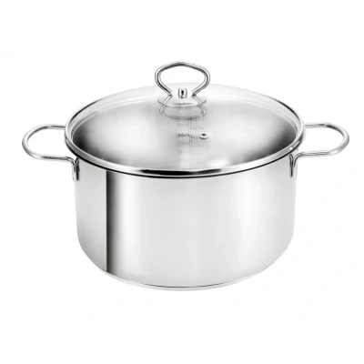 Abbildung von Kopf Fleischtopf Merkur 24 cm, Edelstahl, Ø Höhe 11 4 Liter