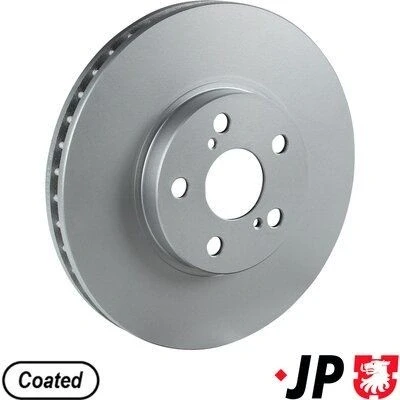 Abbildung von JP GROUP 4863103800 Bremsscheibe Vorderachse 275 28 5 Belüftet beschichtet TOYOTA: Celica VI Coupe, Avensis I Kombi, Liftback