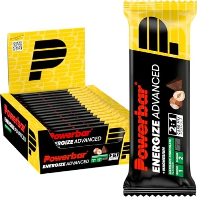Abbildung von Powerbar Energize Advanced Chocolate Hazelnut 15x55g High Carb Energieriegel